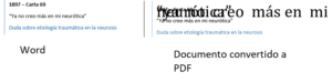 Error al convertir archivo Word a PDF - WordExperto